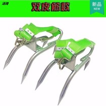 Tree climbing artifact non-slip multi-purpose stainless steel cat claw climbing tools tree shoe foot buckle special non-slip foot tie