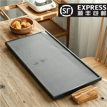 Wan craftsman whole home tea tray natural Wujin Stone tea tray simple kung fu tea set tea tray stone Tea Sea