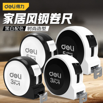Del tape measure 5 m 3 m ruler circle ruler high precision steel tape ruler stainless steel waterproof stiffened steel ruler