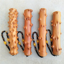 Guizhou Meng Zi wooden hand massage stick to play stick wild thorn wooden stick to each other wooden pimple Wood play