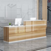 Modern clothing store reception reception desk supermarket pharmacy fashion barber shop beauty salon simple small bar
