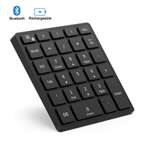 Wireless Bluetooth numeric keypad rechargeable accounting financial external laptop Android Microsoft General