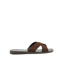 Álvaro cross with suede mens sandals