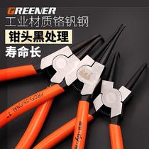 Clareed pliers inside and outside dual-purpose ultra-fine industrial grade large set imported multifunctional shaft spring pliers small C- shaped pliers