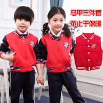 Kindergarten Garden Clothing Spring and Autumn Winter Set Primary School Uniform Cotton Class Clothes Teacher Three Piece British Sportswear