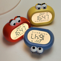 Smart electronic alarm clock Mute student childrens bedroom bedside luminous super loud sound alarm timer Dual-use