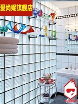 Glass brick light-transmitting opaque crystal parallel pattern transparent square living room toilet partition wall hollow brick creative