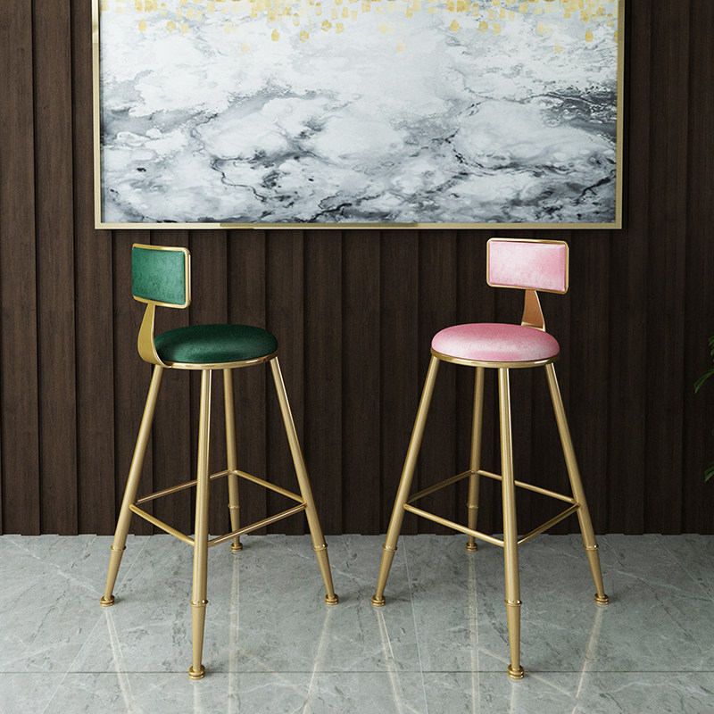 Iron bar chair high foot stool bar bar table chair Nordic bar chair high chair simple modern