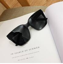 Hong Kong wind polarized big face mens sunglasses fat big square frame Korean driver driving glasses UV sun glasses