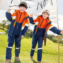 Primary school uniform jackets three-piece Winter detachable three-in-one class uniform kindergarten yuan fu spring and autumn suit