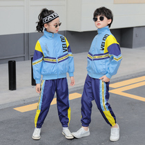 Kindergarten garden clothes spring and autumn clothes baseball suits Sportswear childrens class uniforms three sets of primary school uniforms tide uniforms