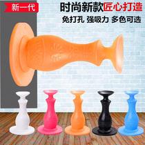 大门防撞门挡免打孔超强吸力硅胶门吸家用防撞门防磕碰门碰