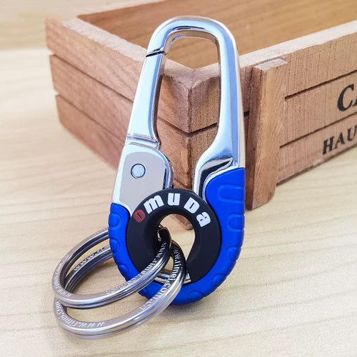 Универсальный металлический высококлассный брелок из нержавеющей стали, простой и элегантный дизайн