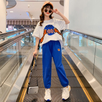 Girl Summer Clothing 2022 New Ocean Gas Childrens Tennis Red Suit CUHK Child Summer Trendy Movement Two Sets Eben