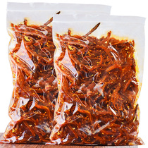 Beihai specialty spicy shred eel 500g honey spicy seafood specialty snack ready-to-eat dried fish can