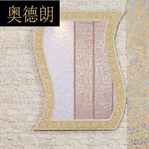 Alderan European Art Fine Flower Frame Art Antique Decorative Beauty Mirror Mercury Mirror MJ