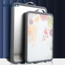 Japanese kinbata stainless steel cutting board household antibacterial anti-mold double-sided cutting board can be vertical and easy to clean chopping board