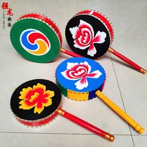 Tibetan Reba dance props drum cowhide adult children student 20 23 25 30cm hot bar drum