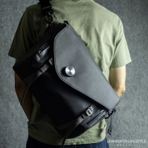 Lewhisper Custom Color Original Trend Multifunction Ride Commute Mailbag Photography Bag Single Shoulder Twill