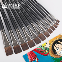 Bamboo painting material brush gouache set Art color pigment pen Acrylic art special set Hand-painted beginner student painting row pen Oil painting brush Nylon pen