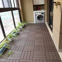 WPC anti-corrosion outdoor solid wood balcony Courtyard terrace outdoor self-splicing transformation floor laying decorative floor