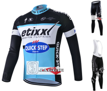 2015 Fast step Racing Team Cycling Suit quick step quick Dry Spring and Autumn Bike Suit Long Sleeve Set Bike Equipment