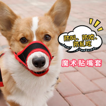 Dog mouth cover anti-mess eating anti-bite dog mask large anti-dog barking stop barking Teddy cat pet supplies