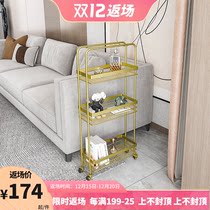 Beauty salon special trolley beauty car barber shop hairdressing tool car nail nail mobile three-layer shelf