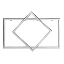 Aluminum profile frame integrated ceiling conversion frame LED light frame ceiling pvc gypsum board concealed frame flat light adapter frame