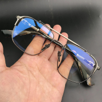 Jane Dankluo heart glasses frame mens retro big frame double beam big face Chen Weiting same anti-blue myopia glasses frame