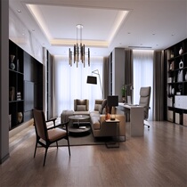 Yanbei Road Curcuma House Swiss Lusen Floor Camel Gold Oak