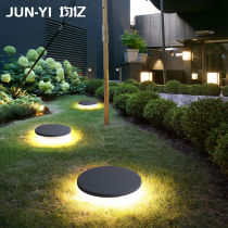 All 100 million solar lamps outdoor courtyard lamp lawn waterproof landscape modern minimalist outdoor engineering light C3088-flash