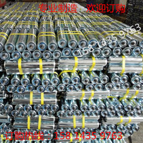 Unpowered roller roller galvanized chrome-plated stainless steel roller rubber-coated roller assembly line roller conveyor roller
