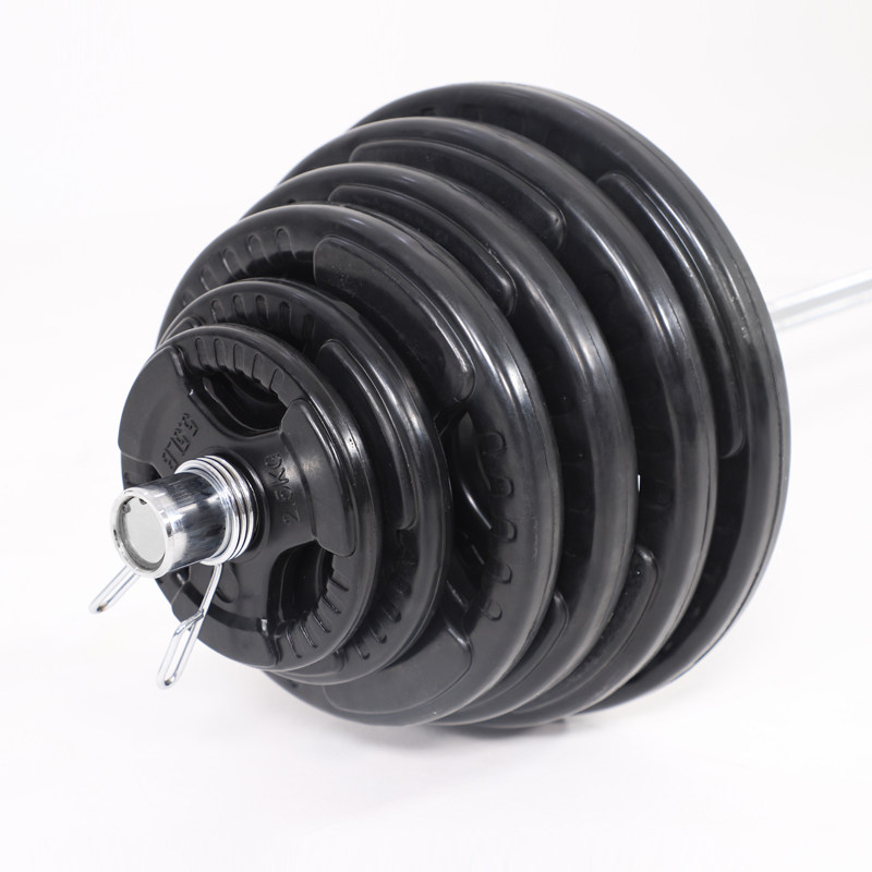 Eco-friendly bag barbell piece cast iron large aperture 50mm2.5kg 5 10 15 20kg fitness mens home