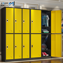 Gym locker staff Cabinet classroom multi-door lock locker iron cabinet dormitory storage cabinet combination lock