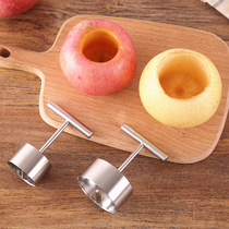 304 stainless steel stewed pear mold roasted snow pear coring digging apple rice coring tool large fruit denucleator