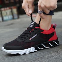  Korean shoes summer mens 2021 new trendy mesh single shoes thin breathable casual sports shoes deodorant trendy shoes
