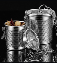 Marinated cage 304 stainless steel filter screen seasoning ball filter bag seasoning tank marinated meat cage big seasoning box material bag