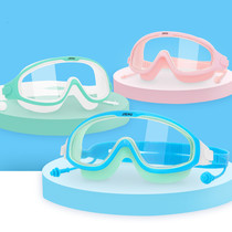  Zhuo Hao swimming goggles female waterproof and anti-fog childrens HD professional swimming goggles boys and girls large frame swimming goggles equipment