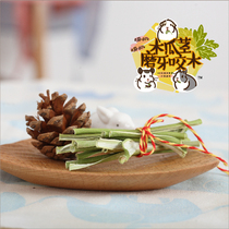 (Pudong rabbit forest) papaya stem molars bite Wood Rabbit Chinchow pig replaces Apple branch sweet bamboo 15g