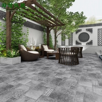 Grey Oracle Antique Tile 600x600 Living Room Outdoor Courtyard Square Anti-skid Floor Tile Characteristic Floor Tile