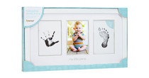 Spot American imported PearHead baby baby handfoot prints wooden photo frame 100 days souvenir