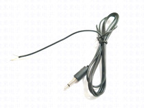 3 5MM headphone plug wire two audio voice box wire terminal two 2 wire mono straight head belt cable audio head
