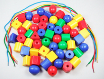 Kindergarten Geometric Size Strings Beads Intelligence Desktop Arm Finesse Toys Parquet Building Blocks Childrens Hand Eye Threading