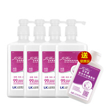 Jiefu Soft hand-free disinfection gel 500ml*4 bottles of hand-free hand sanitizer disinfectant quick-drying home school