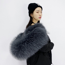Autumn and winter 2021 new fox fur detachable fur liner coat medium and long coat warm parka women