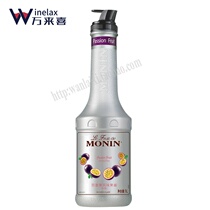 Morin MONIN Passion fruit jam puree 1000ml mixed cocktail smoothie juice drink