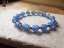 African light blue old glazed light blue bracelet