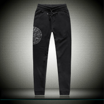 European station mens Korean version of the trend autumn and winter slim foot pants Harlan Wei pants Joker casual sports pants
