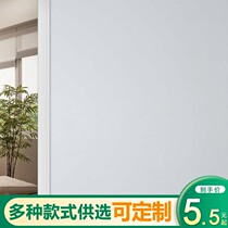 Window frosted glass sticker transparent toilet bathroom window paper anti-light and anti-light anti-visual shading film